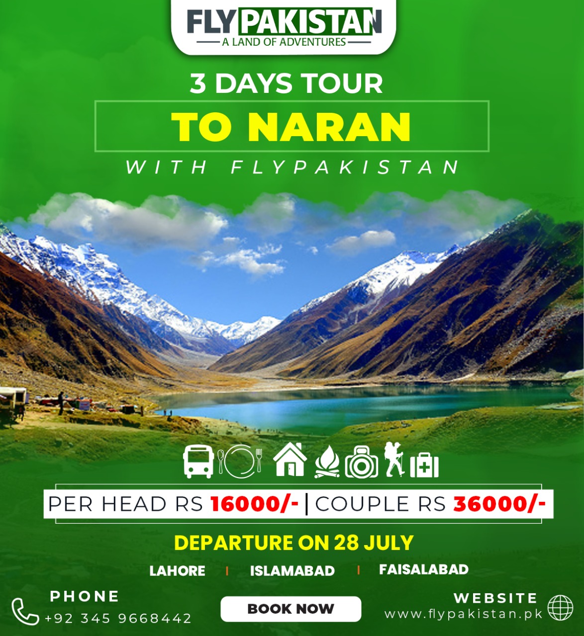Book Deal 3 Days Tour To Naran 